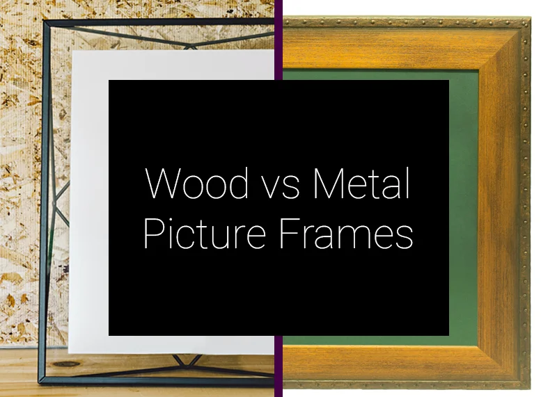 Wood vs. Metal Picture Frames