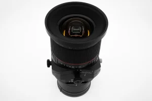 Photograph of a tilt-shift lens