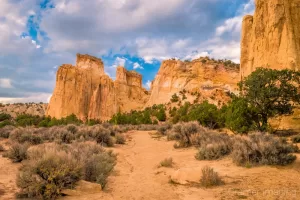 Cramer Imaging's fine art landscape photograph of a path leading into the Kaiparowits formation of Escalante National Monument Utah