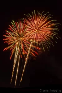 4th of July fireworks captured by Cramer Imaging