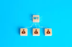 Image of NFT connected into three different world currencies