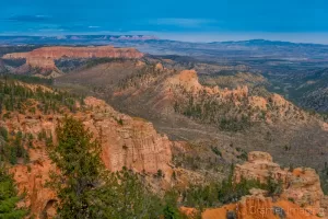 Fine art landscape photograph of Bryce Canyon's Piracy Point under cloudy skies by Cramer Imaging