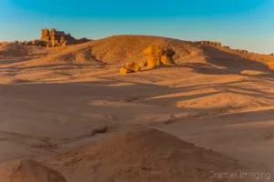 Cramer Imaging's fine art landscape photograph of dusty desert sands at Goblin Valley State Park Utah