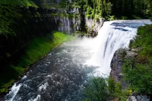 Cramer Imaging's professional quality landscape photograph of Upper Mesa Falls on the Snake River near Harriman State Park, Idaho