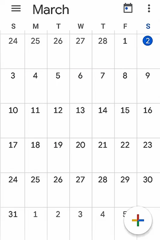 Graphic of a calendar month, March, with a date highlighted by Audrey Cramer Photography
