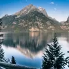 Cramer Imaging's quality landscape photograph of Jenny Lake reflecting the mountains in Grand Teton National Park Wyoming