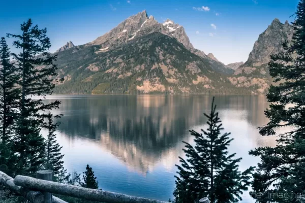 Cramer Imaging's quality landscape photograph of Jenny Lake reflecting the mountains in Grand Teton National Park Wyoming