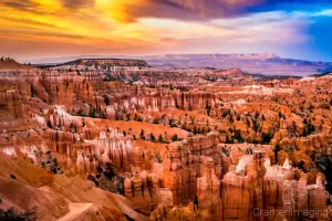 Cramer Imaging's professional quality landscape and nature photograph of Bryce Canyon National Park, Utah at Sunset Point