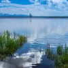 Cramer Imaging's quality landscape photograph of the tranquil waters of Yellowstone Lake in Yellowstone National Park Wyoming