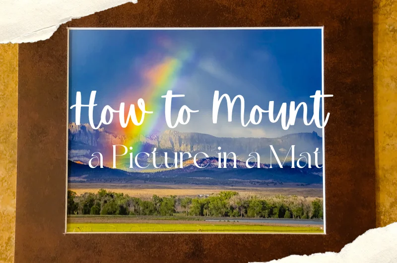 How to Mount a Picture in a Mat